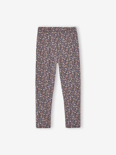 Legging fille doublé maille polaire bois de rose+chocolat+encre+gris foncé+gris imprimé+marron imprimé 13 - vertbaudet enfant 