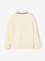 Pull polo fille manches longues écru 2 - vertbaudet enfant 
