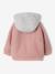 Teddy bébé fille à capuche rose poudré 2 - vertbaudet enfant 