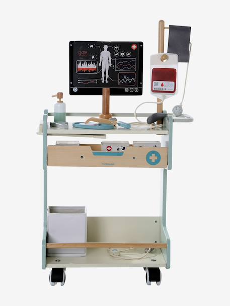 Chariot médical en bois FSC® bois 4 - vertbaudet enfant 