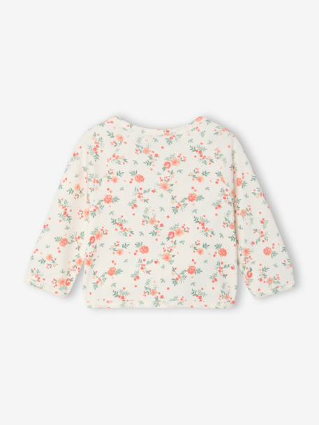 Brassière naissance manches longues cappuccino+écru+vert sauge 6 - vertbaudet enfant 