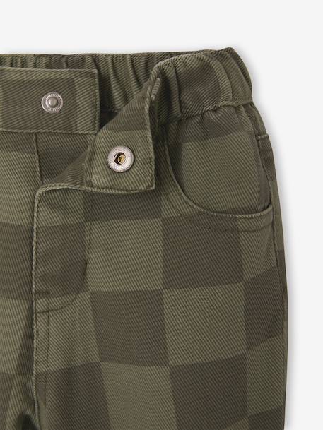 Pantalon bébé garçon kaki 3 - vertbaudet enfant 