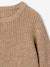 Pull col rond garçon beige chiné 5 - vertbaudet enfant 