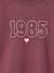 T-shirt manches longues fille encre+prune 6 - vertbaudet enfant 
