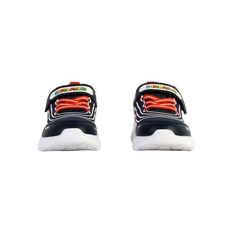 Baskets basses  à scratch Mario Marine rouge+Navy red 11 - vertbaudet enfant 