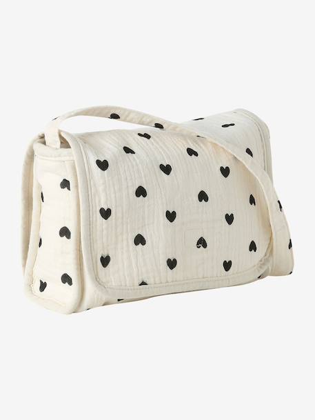 Sac à langer poupon personnalisable + couche + bavoir CHERRY+Cœur fondant+Sherpa 8 - vertbaudet enfant 