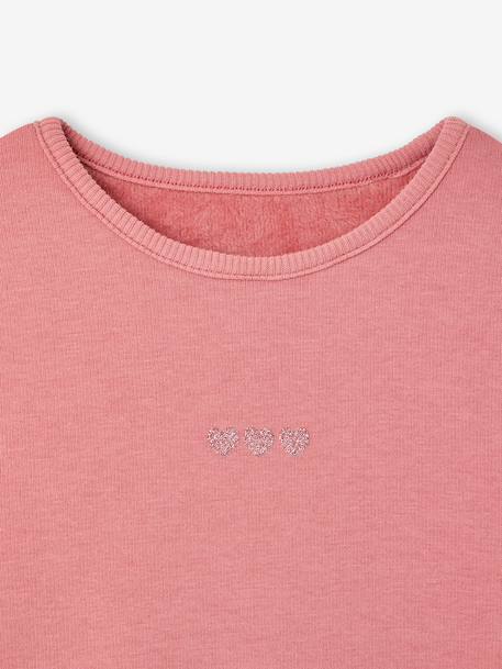 T-shirt manches longues fille blush+vanille 3 - vertbaudet enfant 
