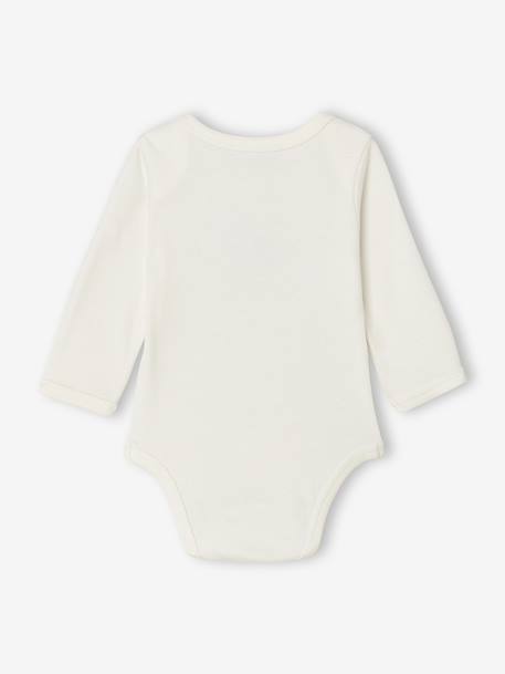Lot de 3 bodies manches longues bébé noisette 4 - vertbaudet enfant 