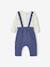 Ensemble body et pantalon bébé bleu moyen 4 - vertbaudet enfant 