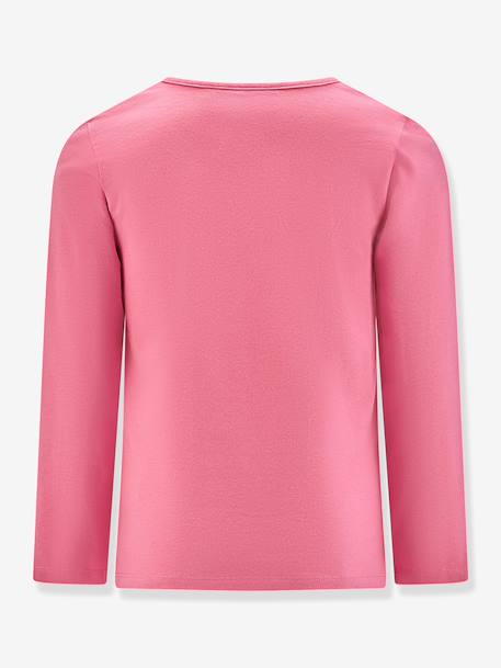 T-shirt manches longues Première Classe fille Happy Girls rose bonbon 2 - vertbaudet enfant 