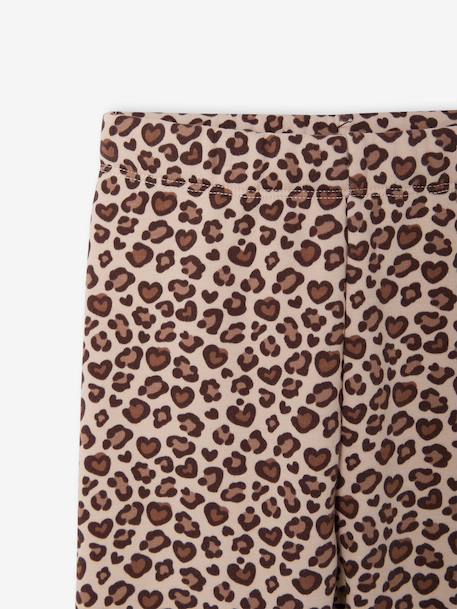 Legging fille doublé maille polaire bois de rose+chocolat+gris imprimé+marron imprimé 17 - vertbaudet enfant 