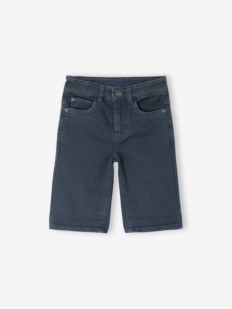 Bermuda garçon 5 poches morphologie fin marine 4 - vertbaudet enfant 