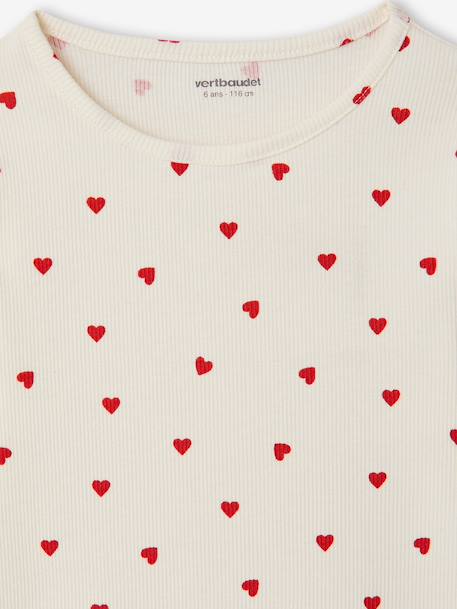 Lot de 3 T-shirts manches longues fille écru+encre+vanille 6 - vertbaudet enfant 