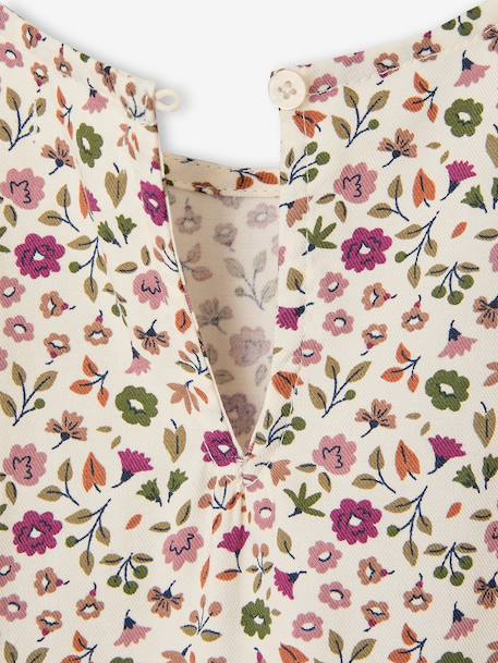 Robe courte fille manches longues ivoire+vanille 4 - vertbaudet enfant 