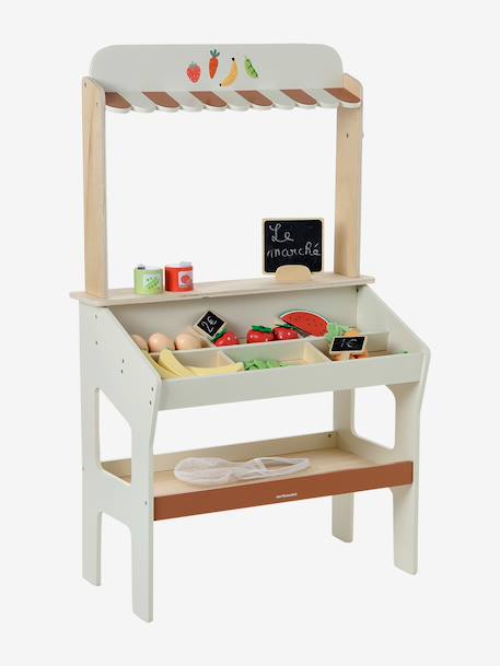 Marchande avec accessoires bois FSC® écru 2 - vertbaudet enfant 