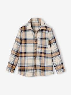 -Chemise à carreaux en flanelle garçon