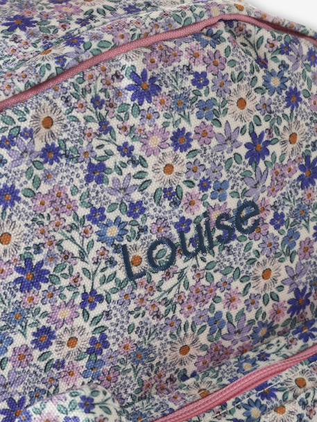 Sac à dos fille maternelle personnalisable animation oreilles ourson lilas poudré+vert sauge 3 - vertbaudet enfant 