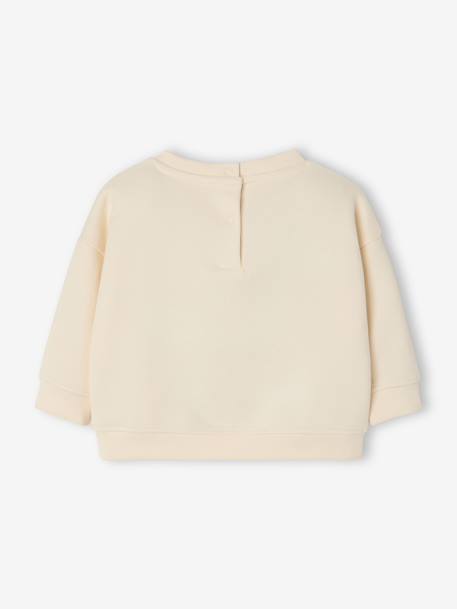 Sweat bébé garçon écru 2 - vertbaudet enfant 