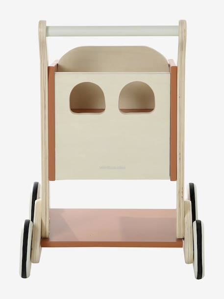 Grand chariot de course porte-poupée en bois FSC® blanc+caramel 10 - vertbaudet enfant 