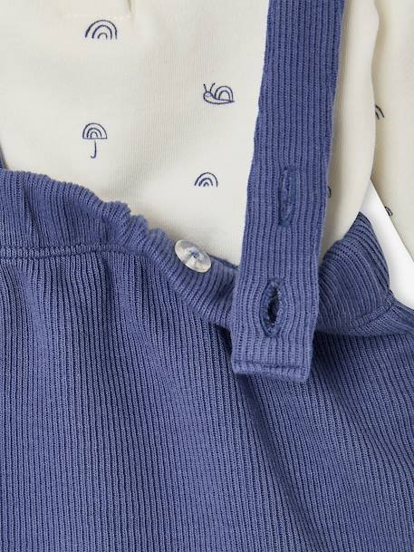 Ensemble body et pantalon bébé bleu moyen 7 - vertbaudet enfant 