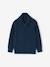 Pull col montant croisé garçon bleu océan 1 - vertbaudet enfant 