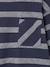 Tee-shirt manches longues effet rayé garçon marine+rayé blanc 5 - vertbaudet enfant 