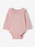 Lot de 2 bodies naissance manches longues à col rose pâle 3 - vertbaudet enfant 