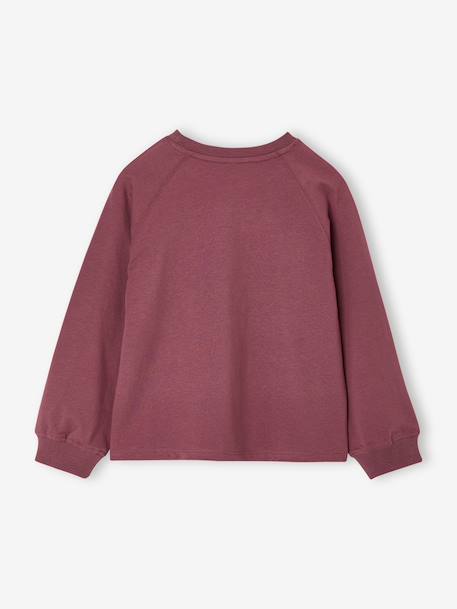 T-shirt manches longues fille encre+prune 5 - vertbaudet enfant 