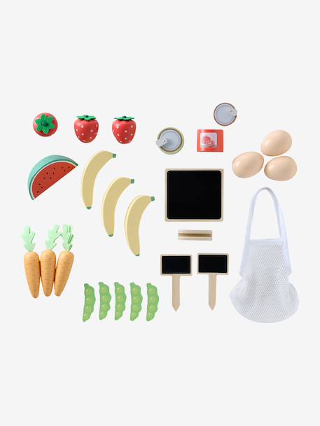 Marchande avec accessoires bois FSC® écru 6 - vertbaudet enfant 