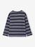 Tee-shirt manches longues effet rayé garçon marine+rayé blanc 4 - vertbaudet enfant 