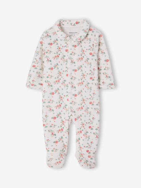 Lot de 2 dors-bien bébé ouverture devant cappuccino+rose pâle+vert sauge 12 - vertbaudet enfant 