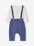 Ensemble body et pantalon bébé bleu moyen 1 - vertbaudet enfant 