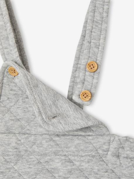 Ensemble 3 pièces bébé personnalisable gris chiné 9 - vertbaudet enfant 
