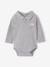 Lot de 2 bodies naissance manches longues col polo gris chiné 3 - vertbaudet enfant 