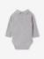 Lot de 2 bodies naissance manches longues col polo gris chiné 5 - vertbaudet enfant 
