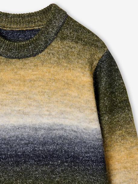 Pull garçon col rond écru 3 - vertbaudet enfant 