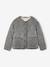 Veste matelassée fille doublée sherpa anthracite+rose 1 - vertbaudet enfant 