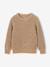 Pull col rond garçon beige chiné 3 - vertbaudet enfant 