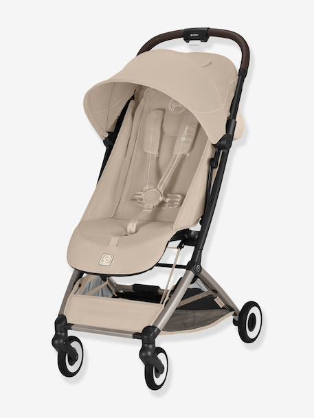 Poussette Orfeo compacte beige+noir 1 - vertbaudet enfant 