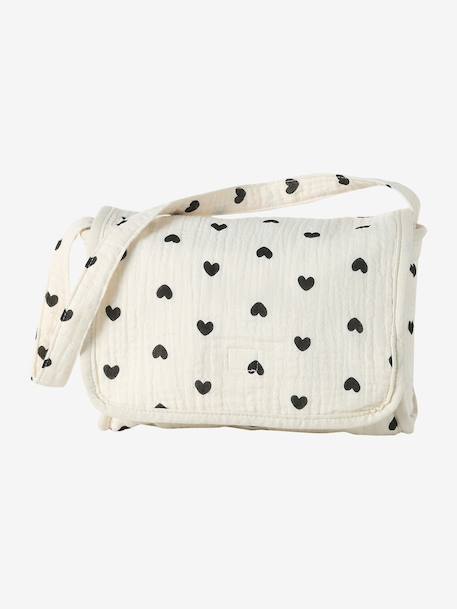 Sac à langer poupon personnalisable + couche + bavoir CHERRY+Cœur fondant+Sherpa 7 - vertbaudet enfant 