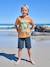 Bermuda garçon 5 poches morphologie fin marine 1 - vertbaudet enfant 