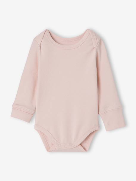 Lot de 3 bodies manches longues bébé fille rose 3 - vertbaudet enfant 