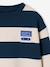 Sweat garçon col rond marine+noisette+pistache 5 - vertbaudet enfant 