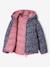 Doudoune fille légère réversible anthracite+mauve+rose pâle 10 - vertbaudet enfant 