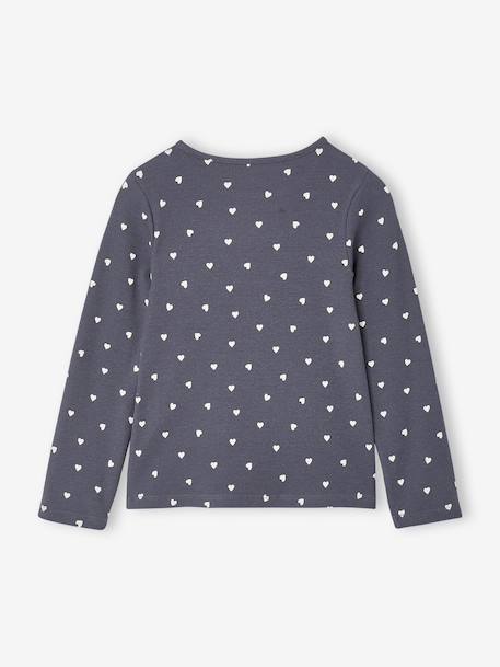 Lot de 3 T-shirts manches longues fille écru+encre+vanille 11 - vertbaudet enfant 