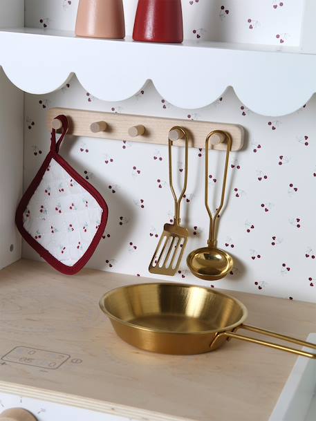 Cuisine feston avec accessoires en bois FSC® blanc 10 - vertbaudet enfant 