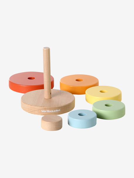 Coffret 5 jouets d’éveil bois FSC® multicolore 6 - vertbaudet enfant 