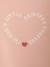 T-shirt manches longues bébé fille rose poudré+vanille 2 - vertbaudet enfant 
