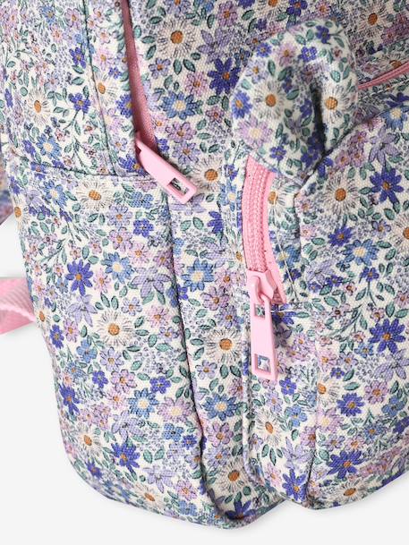 Sac à dos fille maternelle personnalisable animation oreilles ourson lilas poudré+vert sauge 2 - vertbaudet enfant 