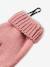 Ensemble fille tricot bonnet, snood et mitaines rose 7 - vertbaudet enfant 